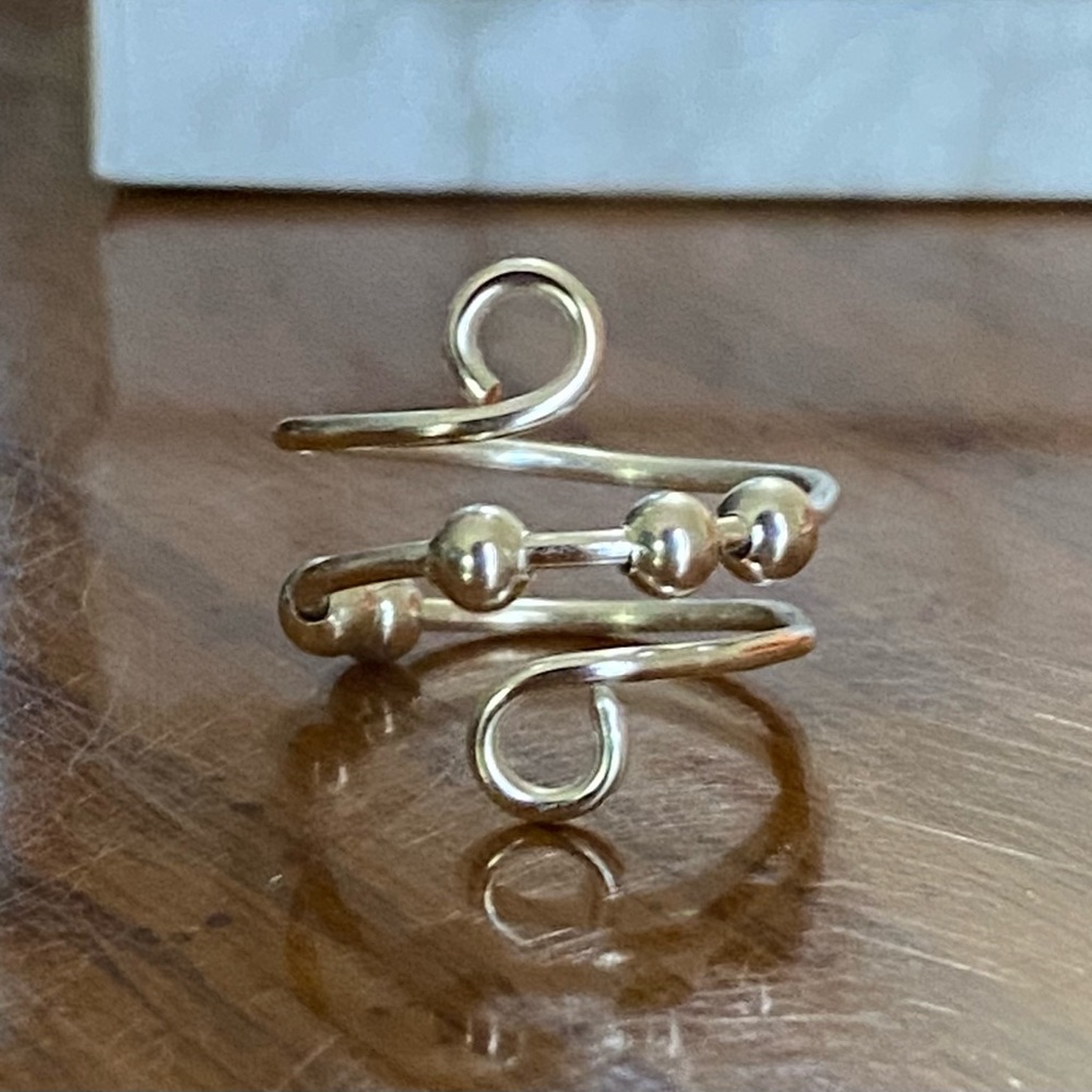 Silver Fidget ring - Picture 2 of 5